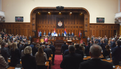 22. april 2024. Prva sednica Prvog redovnog zasedanja Narodne skupštine Republike Srbije u 2024. godini  